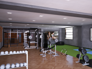 gym interior 3D Model