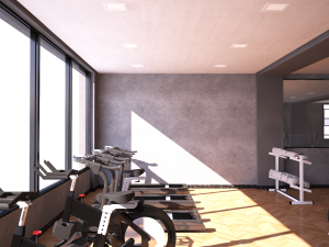 gym interior Modèle 3D