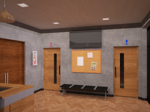 gym interior Modèle 3D