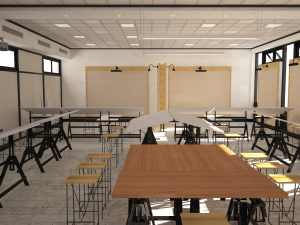 architecture design studio classroom 3D Model