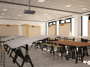 architecture design studio classroom 3D Model
