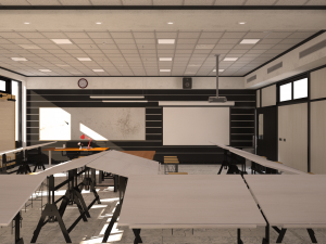 architecture design studio classroom 3D Model