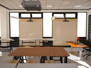 architecture design studio classroom 3D Model