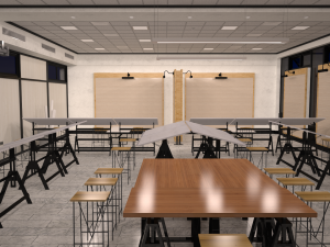 architecture design studio classroom 3D Model