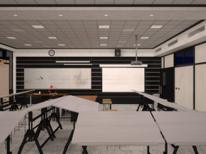architecture design studio classroom 3D Model
