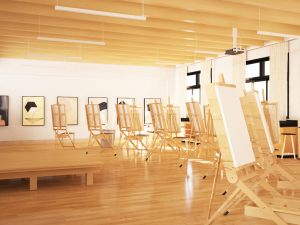 painting studio 3D Model