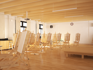painting studio 3D Model