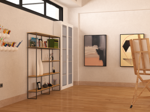 painting studio 3D Model
