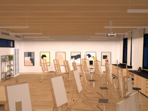 painting studio 3D Model