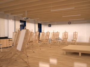 painting studio 3D Model