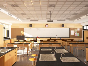 laboratory classroom 3D Model