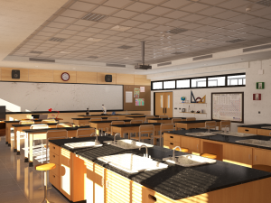 laboratory classroom 3D 模型