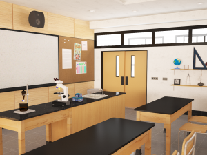 laboratory classroom 3D 模型