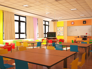 children classroom 3Dモデル