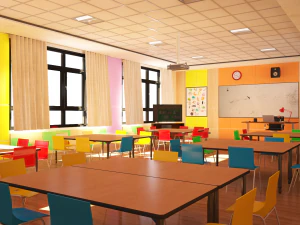 children classroom 3D Model