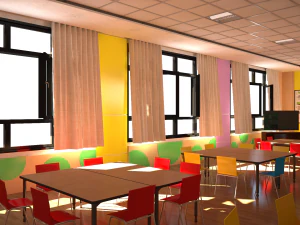 children classroom 3D Model