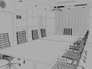 meeting room Modelo 3D