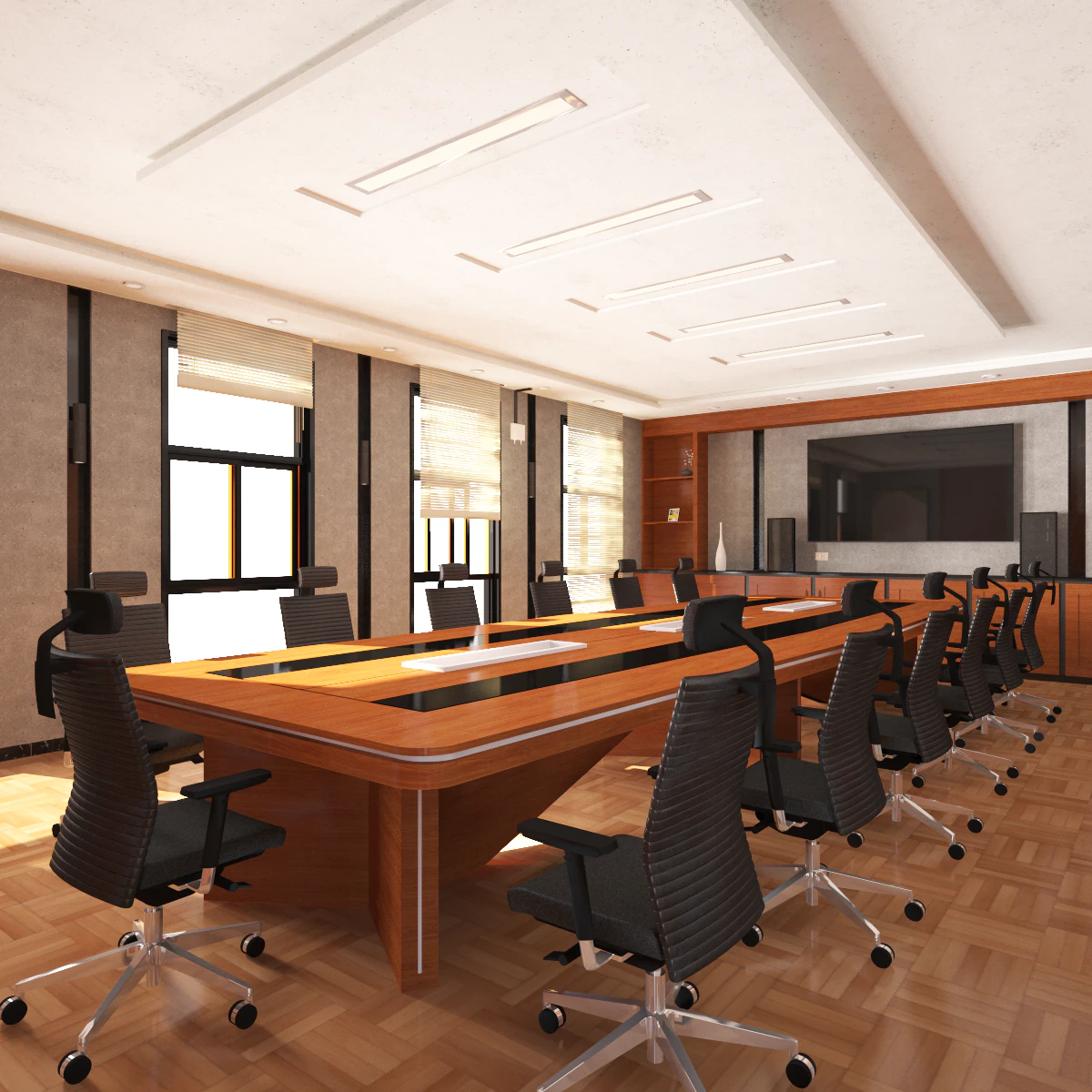 sala konferencyjna Model 3D .c4d .max .obj .3ds .fbx .stl .blend 