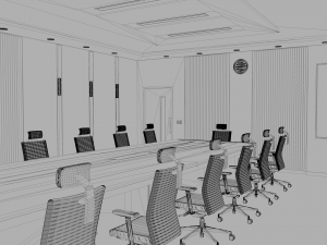 meeting room Modèle 3D