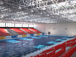 indoor swimming pool stadium Modèle 3D