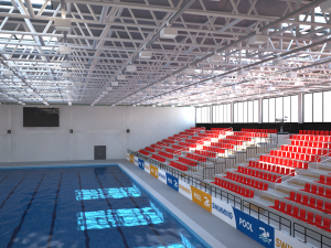 indoor swimming pool stadium Modèle 3D
