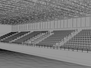indoor swimming pool stadium Modèle 3D