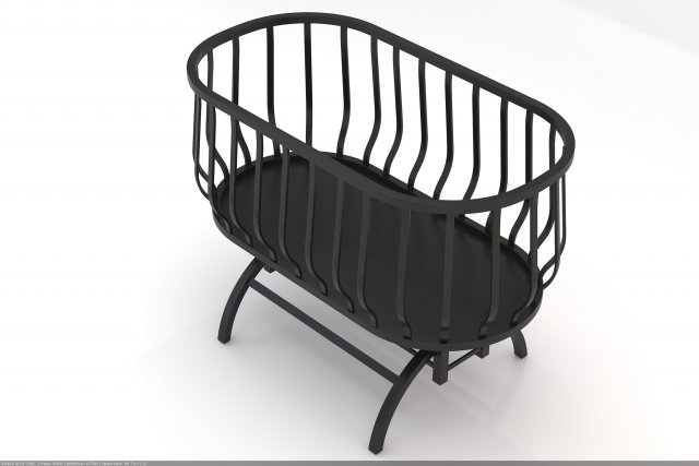 cradle 3D Модель .c4d .max .obj .3ds .fbx .stl .blend 