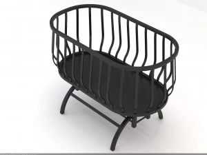 culla Modello 3D