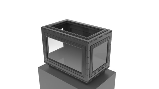 vitrin 3D Модель .c4d .max .obj .3ds .fbx .stl .blend 
