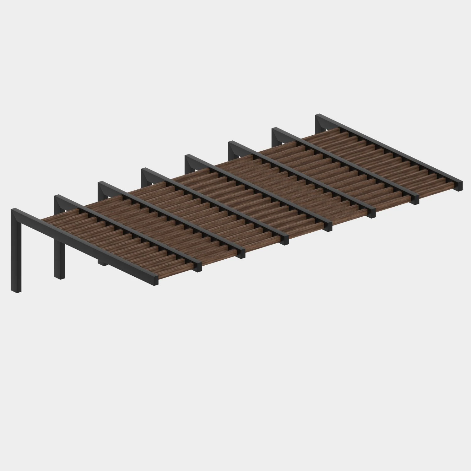 Pergola 3D Model .c4d .max .obj .3ds .fbx .stl .blend 