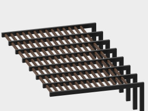 Pergola 3D मॉडल