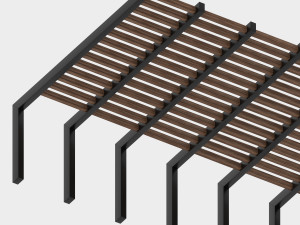 Pergola 3D मॉडल