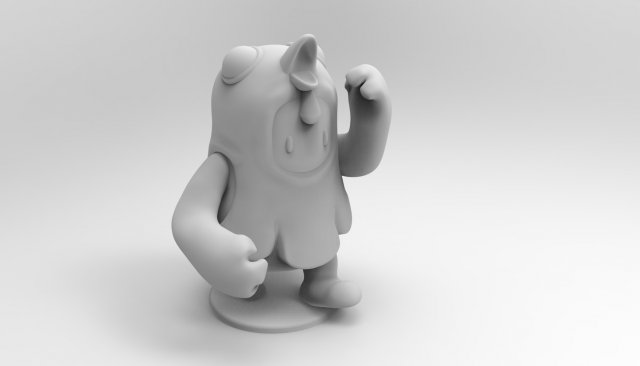 fallguys chicken skin Modello di stampa 3D .c4d .max .obj .3ds .fbx .stl .blend 