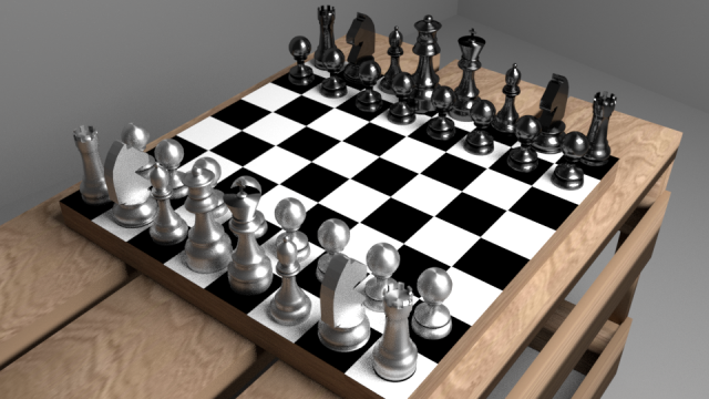 chess in blender fbx and obj 3D Model .c4d .max .obj .3ds .fbx .stl .blend 