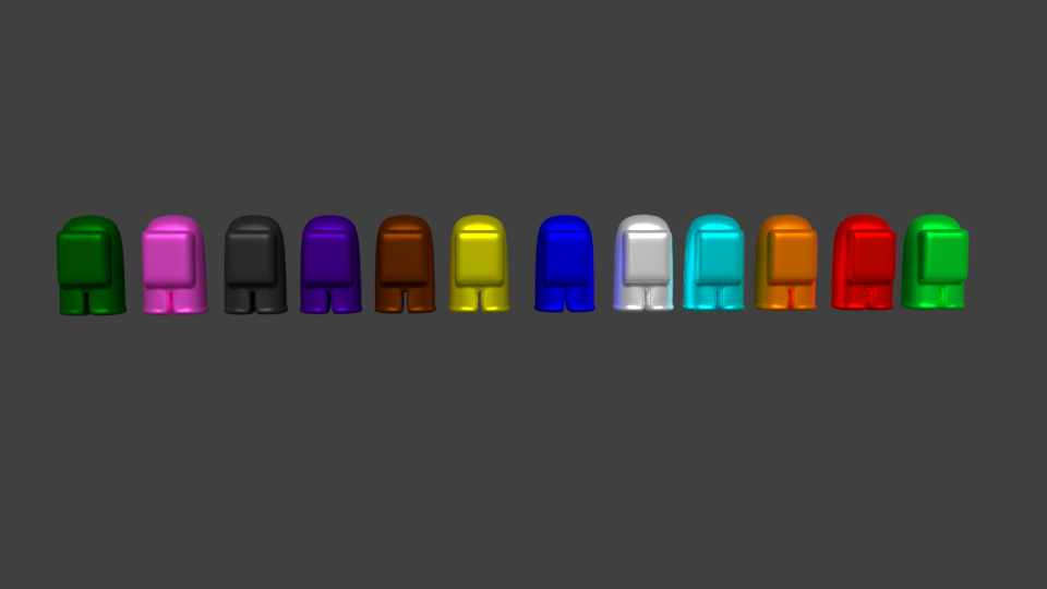among us characters 3d model in toys 3dexport