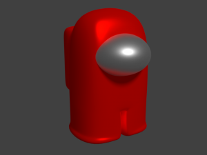among us characters 3Dモデル
