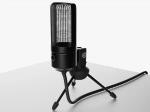 studio condenser microphone 3D Model