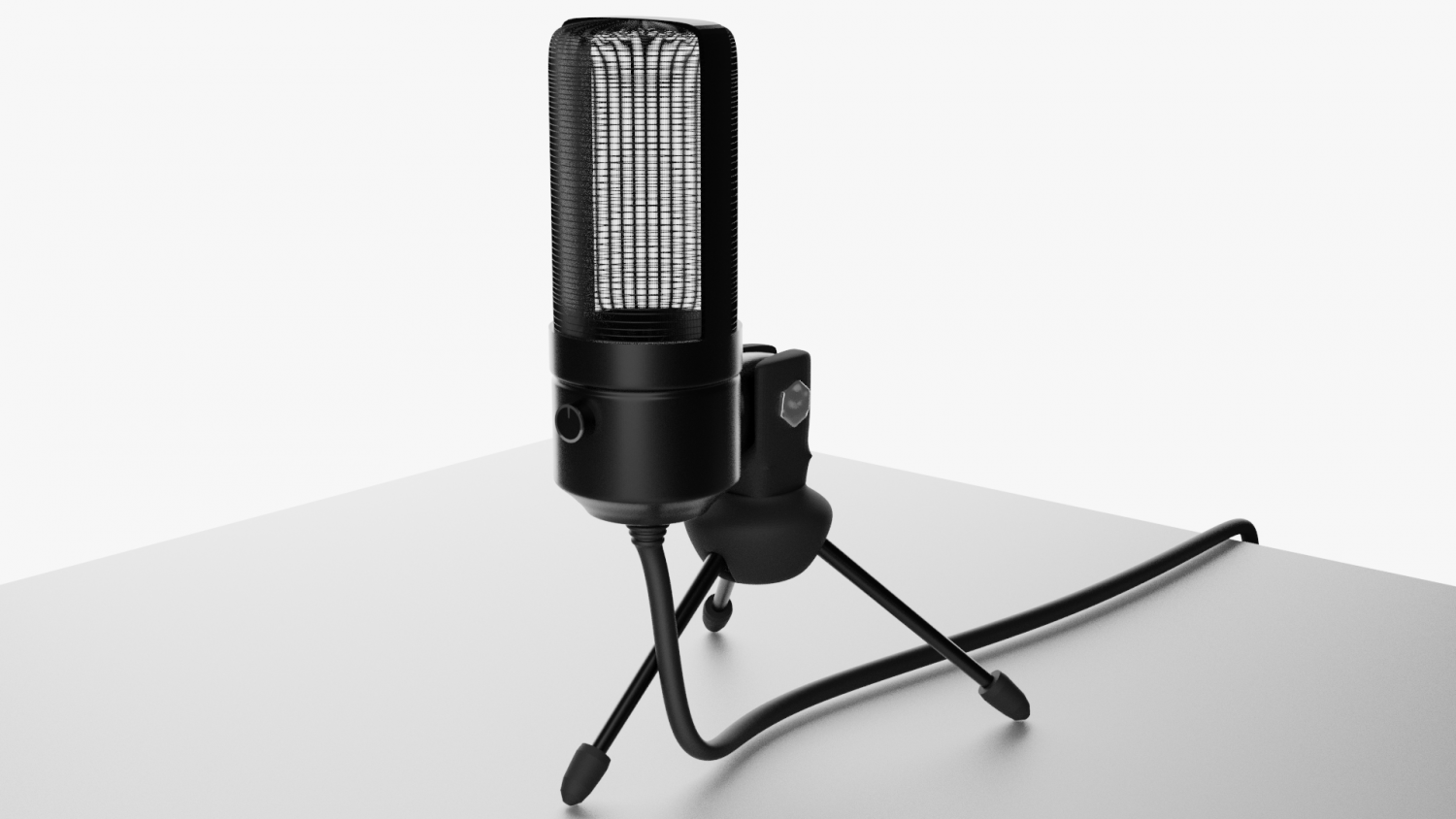 Microphone for computer HyperX QuadCast S 3D Model in Computer 3DExport