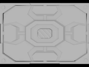 sci-fi planes - 9 pieces 3D Model