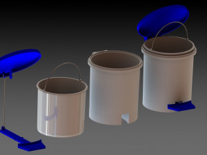 trash bin 3D प्रिंट मॉडल
