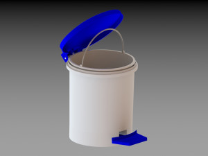 trash bin 3D प्रिंट मॉडल