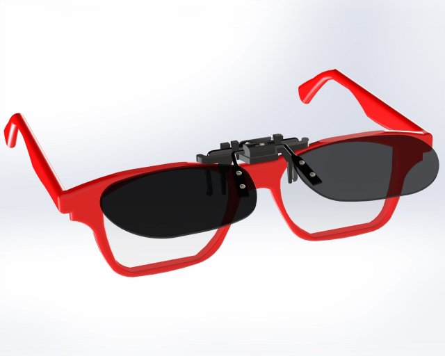 frameless sunglasses Modelo de Impressão 3D .c4d .max .obj .3ds .fbx .stl .blend 