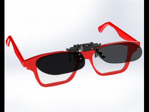 frameless sunglasses 3D Print Model