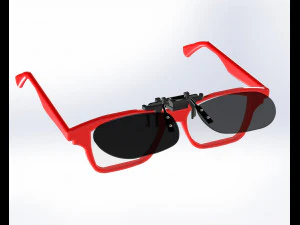 frameless sunglasses 3D Print Model