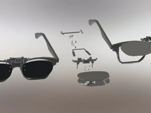 frameless sunglasses 3D Print Model