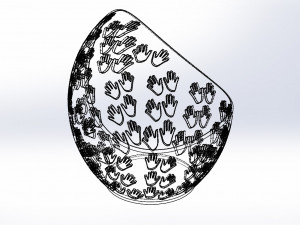 hands tealight holder Modèles 3D en vedette
