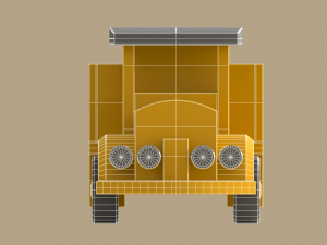 open body truck toy model 3D-Modell