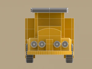 open body truck toy model 3D Model