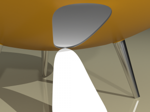 alien ship toy model Model 3D