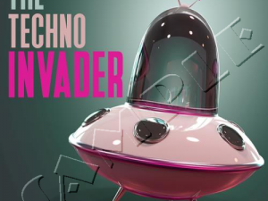 alien ship toy model Model 3D